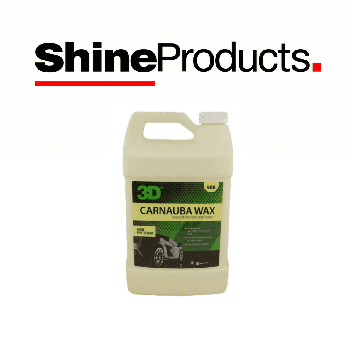 3D Carnauba Wax Cera en Crema 3,8 L