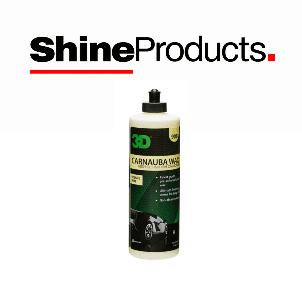 3D Carnauba Wax Cera en Crema 473 ml