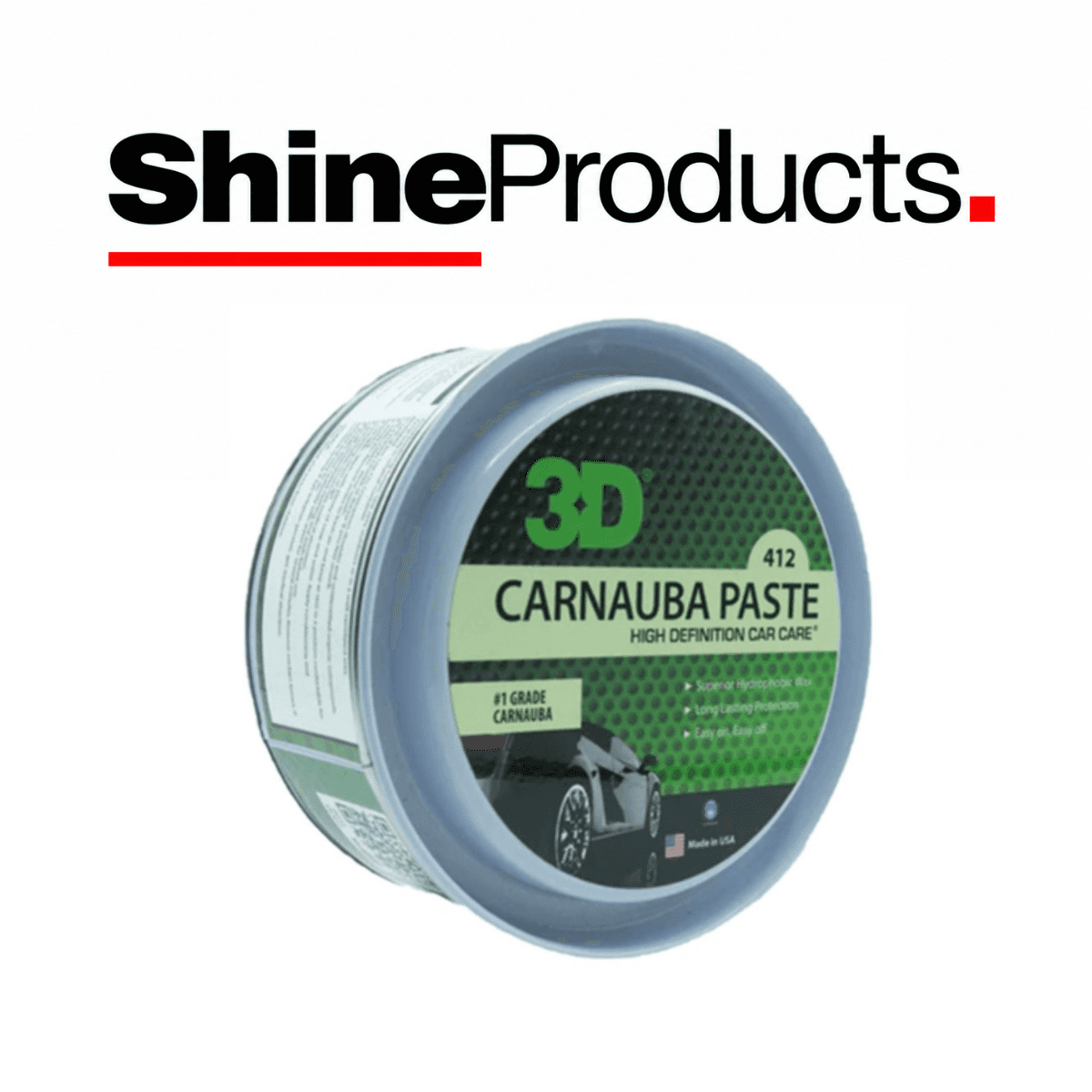 3D Carnauba Paste Wax 473 g