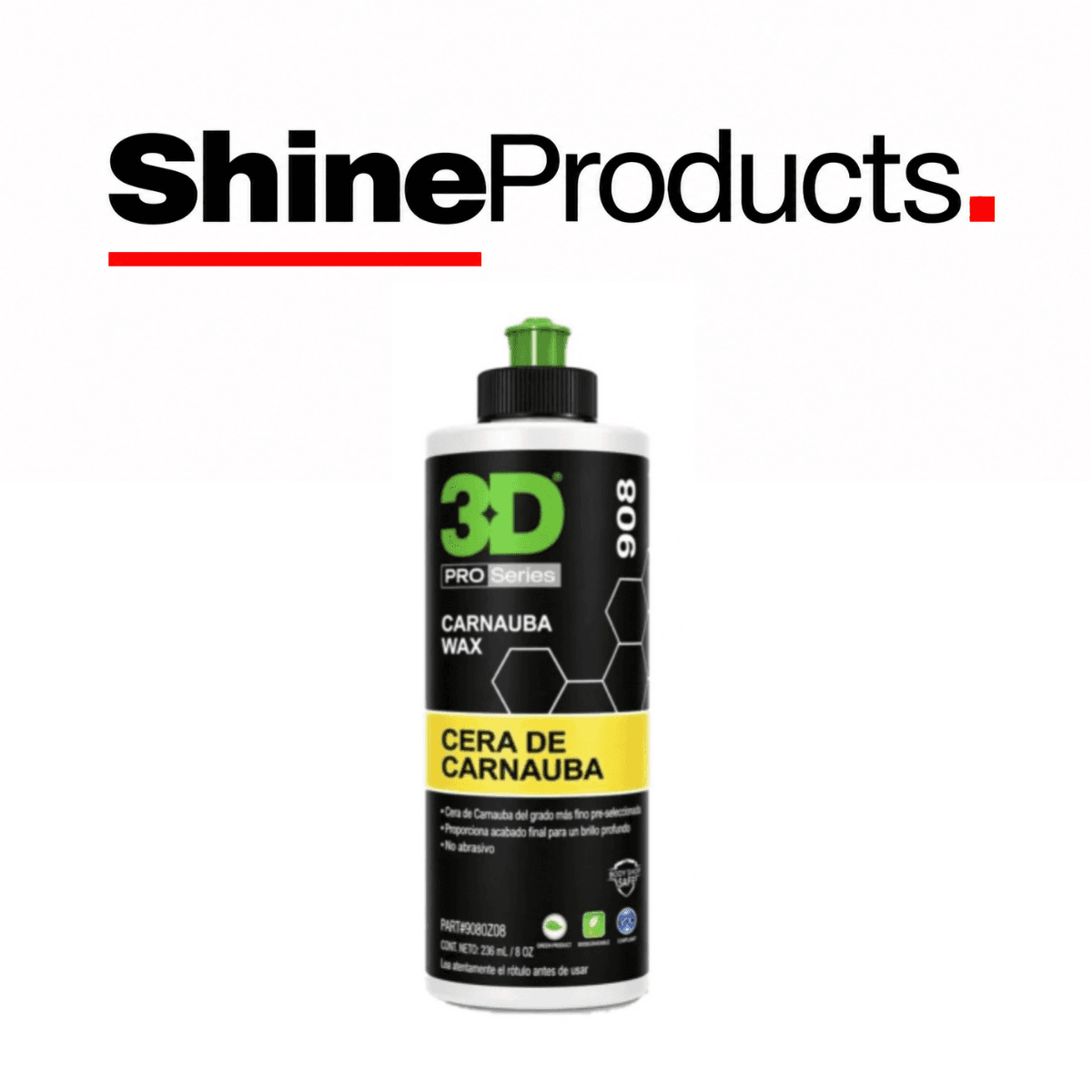 3D Mini Carnauba Cream Wax 236 ml
