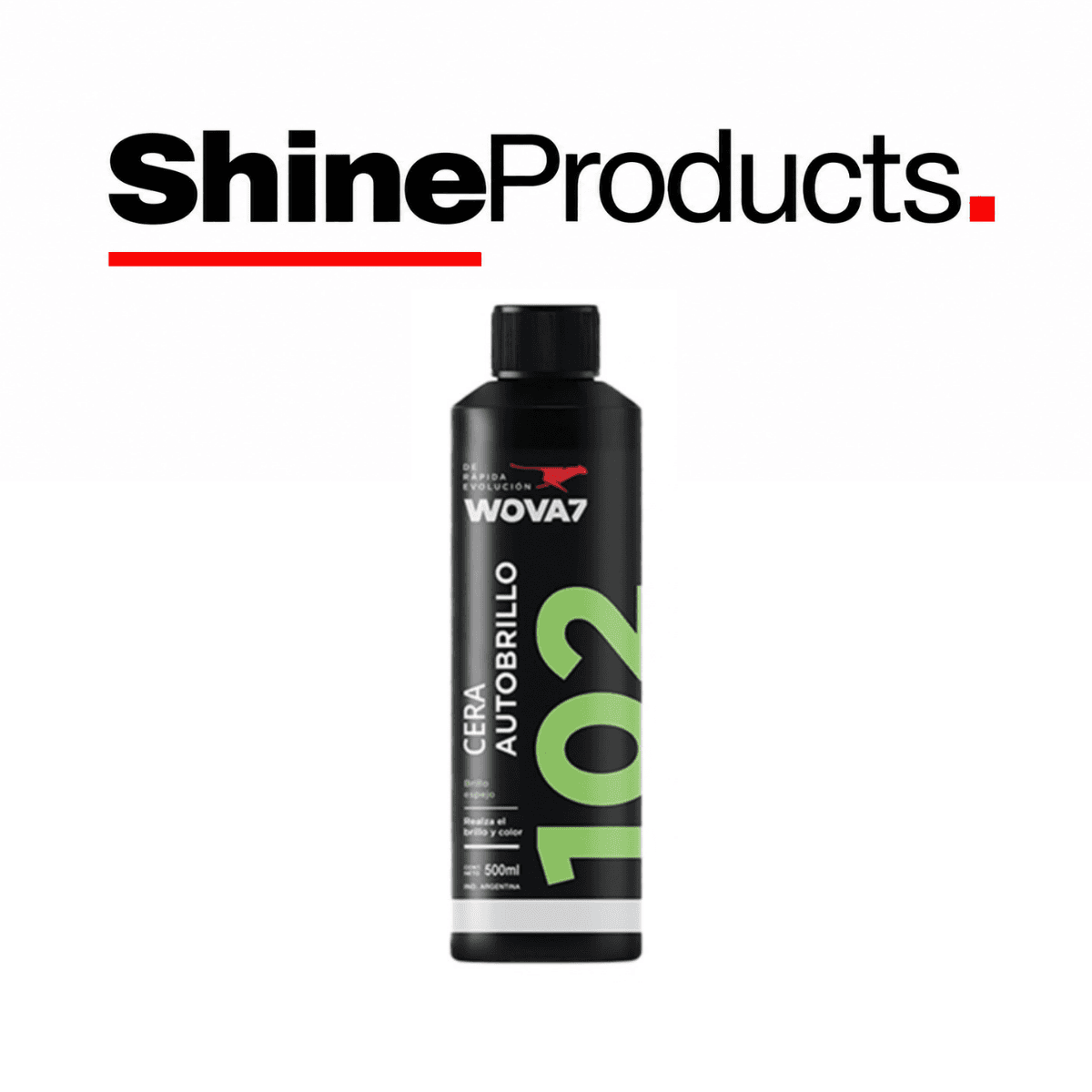 WOVA7 102 Cera Autobrillo 500 ml