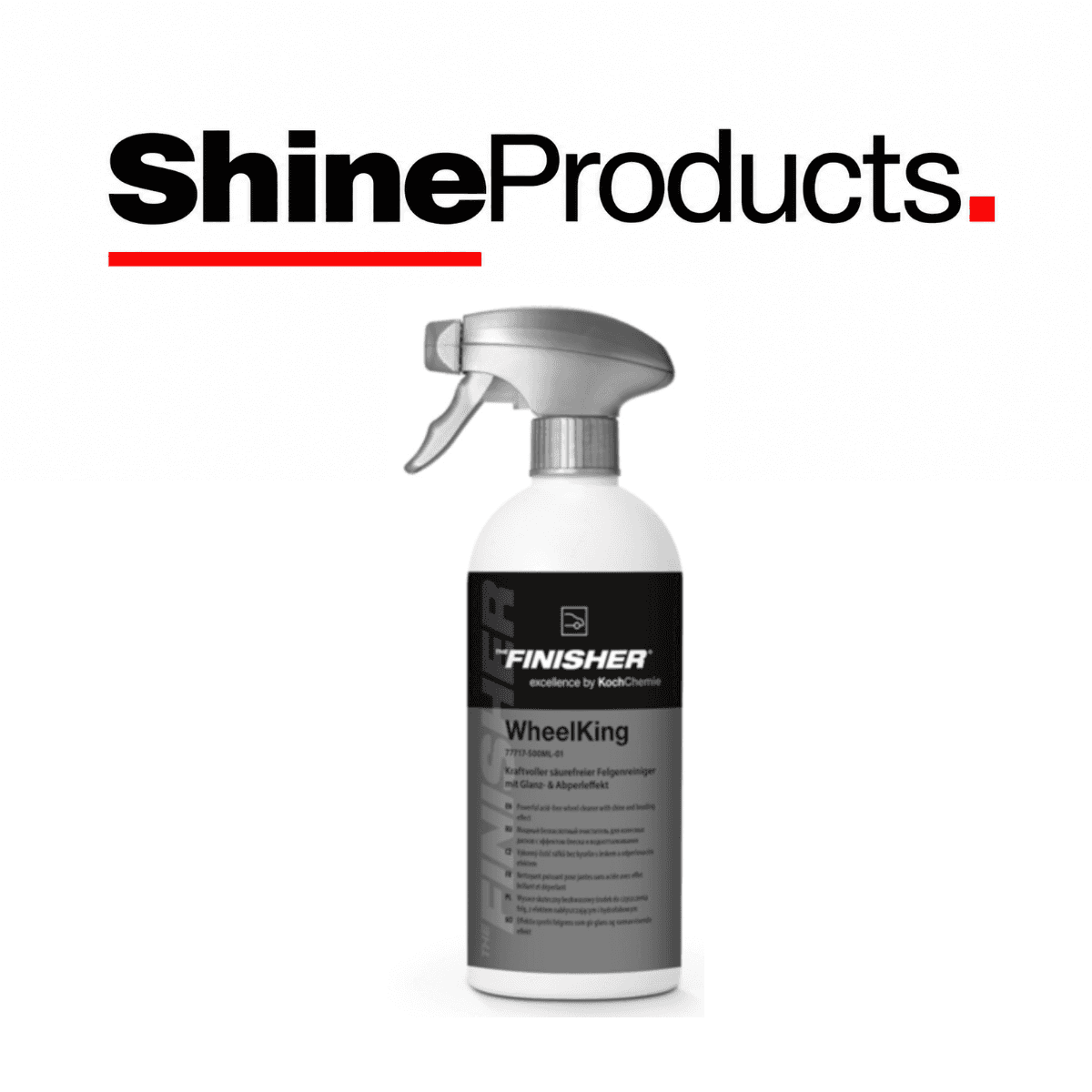 Wheel King Limpia Llantas Ferrico de 500ml