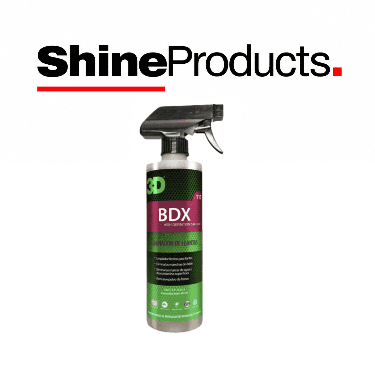 BDX Brake Dust Remover Ferrico de 473ml